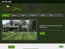 Tablet Screenshot of forevergreenkc.com
